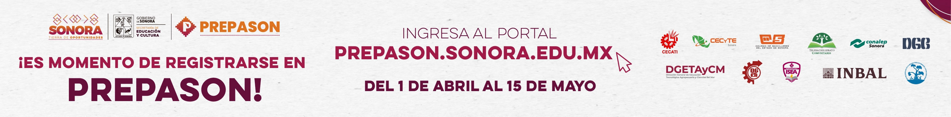 Banner Registro Prepason